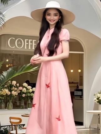 #夏季穿搭 #优雅气质 #气质仙女裙穿搭 #甜美穿搭 #气质连衣裙