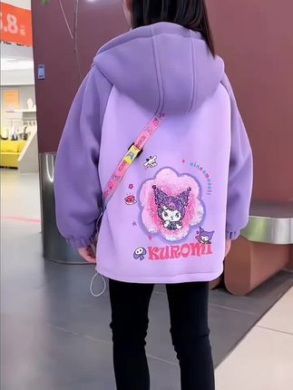 女童加绒外套2025秋冬装新款洋气儿童冬季连帽女孩加厚时尚冲锋衣#高品质童装 #潮童必备 #生女儿就是用来打扮的 #女童穿搭 #谁穿谁好看