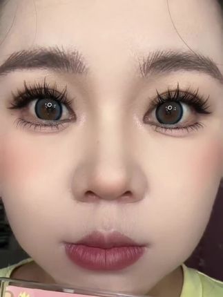 上眼秒变无辜狗狗眼的犬系睫毛!可爱无辜显幼态!!#漫画睫 #秒变大眼睛 #犬系 #假睫毛