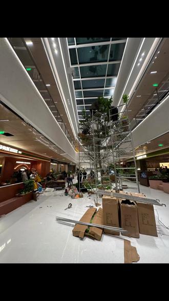 龙湖长乐天街#长乐天街 坍塌