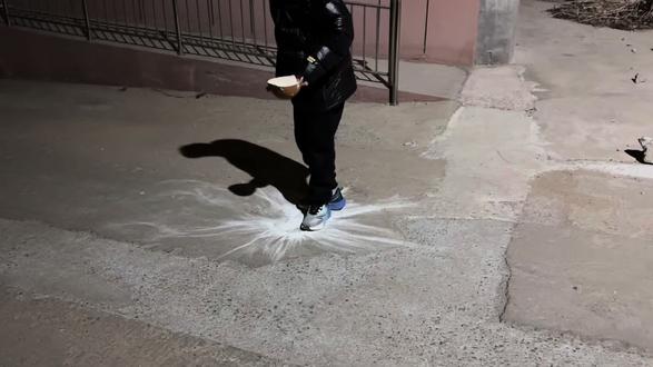 #回村放炮 炮仗🧨加面粉火力全开