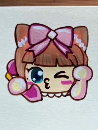 看看谁能找到这个限时表情包🤩发出来看看吧 #千金淑猫 #和平精英 #限时表情包 #绘画教程 #艺术种草指南