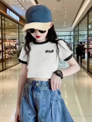 #夏季穿搭 #高品质童装 #牛仔裤 #今日穿搭 #生女儿就是用来打扮的