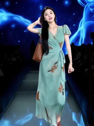 法式复古连衣裙#气质女神穿搭 #时尚穿搭 #气质连衣裙#高级感穿搭 #时尚连衣裙