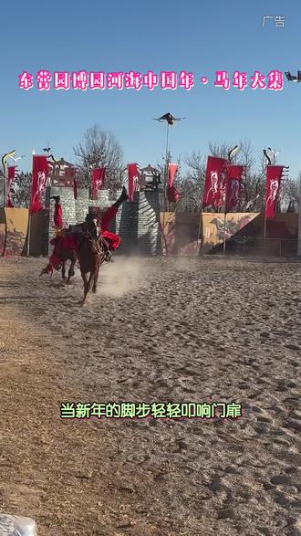 东营园博园马年大集的体验感如何?数千车位直达,百余摊位免费逛。灯会、马戏等全天畅玩,萌宠互动,年味满溢!#实景马战演出@东营园博园官方账号#东营园博园骐骥光影灯会#东营园博园灯会#东营园博园