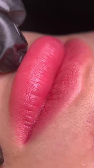 看一个顾客超爱的妈生唇后期#唇