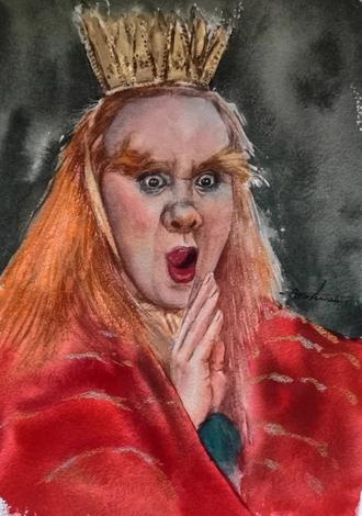 西游记系列-妖怪来了-黄眉大王#瞎画系列 #西游记 #画画 #妖怪快快现形 #水彩人物