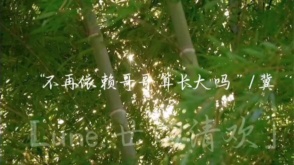 “不再依赖哥哥算长大吗”
#廿四清欢的专属话题 #省拟 #配音 #不喜勿喷 #雷者自避