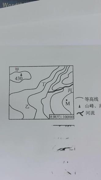 用橡皮泥做等高线地形图
