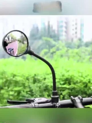 电动车摩托车自行车360度可调方向软管高清#后视镜#骑行#安全出行 #好物推荐🔥 #车载好物