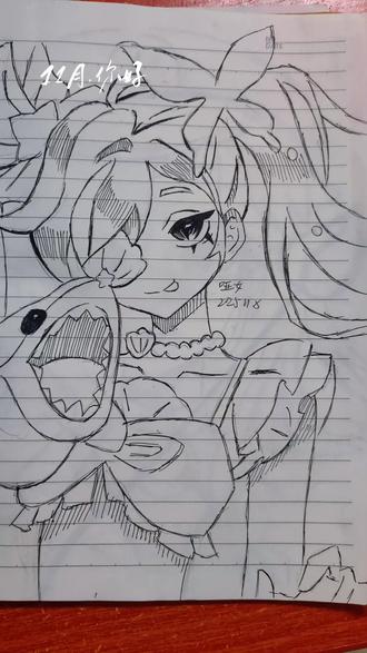 六年级小朋友#临摹手绘