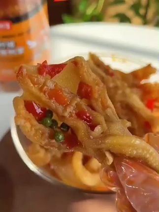 #无骨鸭掌 #无骨鸭掌开袋即食 #鸭掌