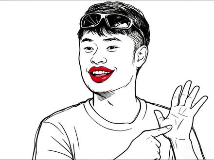 五哈爆笑英文问答#灵魂画手 #手绘 #剪映