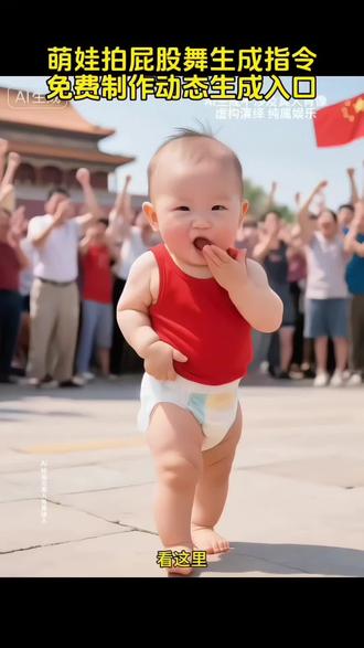 萌娃拍屁股舞视频生成指令入口#即梦ai #萌娃搞笑日常 #萌娃跳舞 #萌娃 #即梦ai生成视频