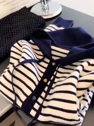 #上热搜#连帽上衣#针织衫上衣