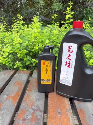 书画练习作品墨 书写流畅,无异味,不灰墨,显墨色,书画皆宜#墨汁 #油烟墨 #国画 #毛笔字 #书法