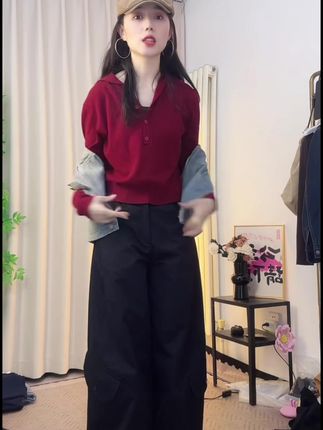 #热门 NOMIO美式高腰夏季工装裤休闲裤多口袋长裤百搭直筒复古高街显瘦#这也太好看了 #百搭显瘦 #强烈推荐 #高腰工装裤
