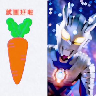 白雪公主凡尔赛与赛罗奥特曼加简笔画#奥特曼#赛罗奥特曼#二次元#简笔画