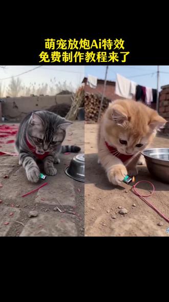 萌宠猫咪放炮ai特效生成制作教程来了!#小云雀AI #小云雀爆款马上成片 #小云雀seedance #萌宠日常记录 #我的猫咪 猫咪放炮ai 银渐层猫 猫咪可爱瞬间 猫咪有趣表情 银渐层宠物猫出售 银渐层活体 ai炮仗惊飞落顶盆 ai放炮生成视频 小猫 猫咪受惊反应 猫咪搞笑时刻 ai宠物 猫咪叫声吸引猫神器