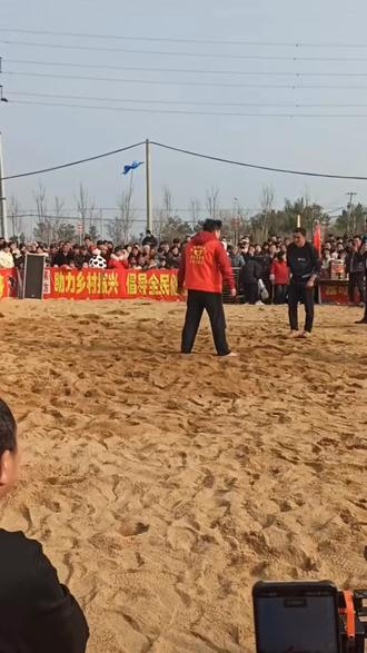 南阳油田摔跤场实力对决#真实生活分享计划