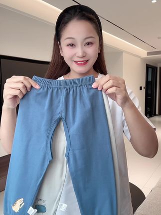 软乎乎的宝宝纯棉开裆裤呀,软糯亲肤!戒尿不湿和晾屁屁穿超方便!#开裆裤 #纯棉开裆裤 #儿童秋裤 #宝宝开裆裤 #高品质童装