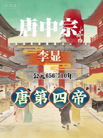 一口气看完唐中宗李显的一生 #历史#大唐#李显