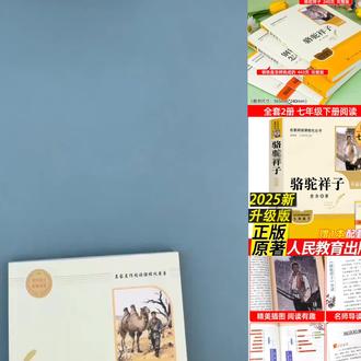 #骆驼祥子 #钢铁是怎样炼成的 #七年级上下册阅读 骆驼祥子和钢铁是怎样炼成的新书目人民教育出版社七年级上下阅读