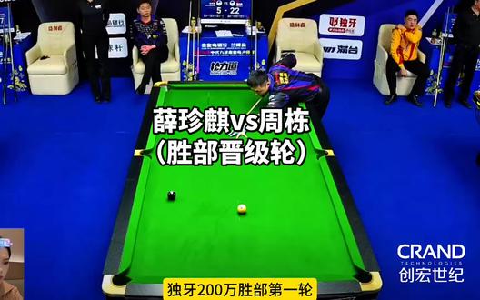 薛珍麒超分胜,周栋败部继续突围
#薛珍麒 #薛珍麒台球 #独牙200w #周栋 #薛珍麒周栋