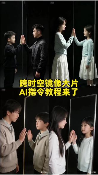跨时空镜像大片ai指令一键教程来了 跨时空镜像大片 #小云雀AI #小云雀AI一镜到底 #小云雀AI一键图片设计 #小云雀AI视频
