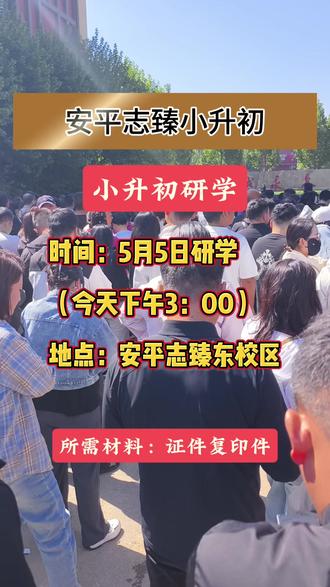 安平志臻小升初研学#安平志臻 #小升初