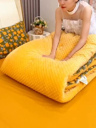 豆豆被加厚保暖冬被 春秋被子单人学生豆豆绒棉被 厂家直发
