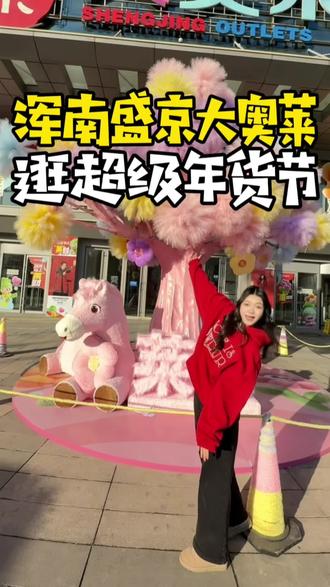 沈阳浑南盛京大奥莱年货节他来喽 #奥体中心盛京大奥莱 #盛京大奥莱莱宝儿小暖阳 #年货 @沈阳盛京大奥莱