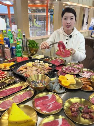 吾悦广场烟火烤铺自助餐 品质真不错 #烟火烤铺 #新店开业 #自助餐 #美食 #烤肉真香