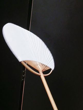 高档仿紫竹团扇宣纸空白古风蒲扇diy手绘国画水彩画扇子圆扇宫扇#扇子 #团扇#空白创作扇子