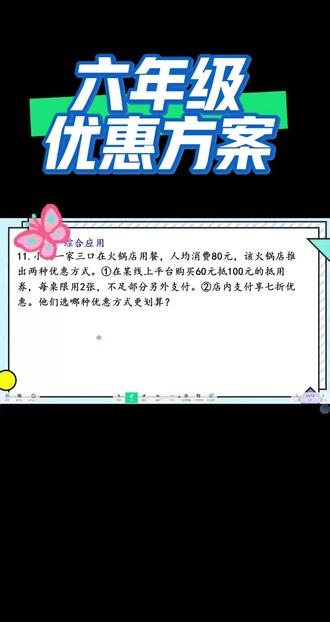 六年级重点题型❗❗❗优惠方案#小学数学 #每日一练 #家长必读 #学习方法