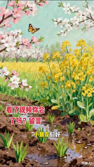 二年级仿写春天#看了我的我的视频你就会了