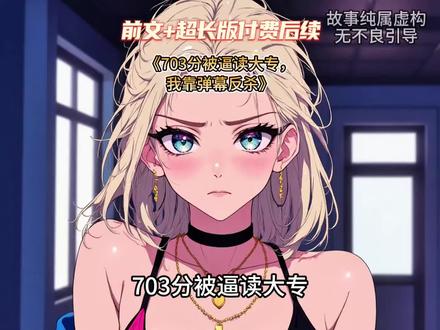 703分被逼读大专,我靠弹幕反杀前文付费后续超长小说结局推荐完整
#周梦楠、周梦楠妈妈马丽娟周梦楠爸爸周振刚周梦楠弟弟周光祖班主任郑学军快递员警察医生郑副总
#703分被逼读大专我靠弹幕反杀后续超长版
#703分被逼读大专我靠弹幕反杀后续
#703分被逼读大专我靠弹幕反杀
#我高考703分正在安心等待京华大学录取通知书的时候眼前突然浮现出一片字幕女主好可怜辛苦这么多年才考的全市第一结果她妈把她志愿改了居然让她读了个大专
我高考 703 分。正在安心等待京华大学录取通知书的时候,眼前突然浮现出一片字幕!女主好可怜,辛苦这么多年才考的全市第一。结果她妈把她志愿改了,居然让她读了个大专!!那可是全国第一的大学,多少人梦寐以求的机会就这么毁了!!控制欲爆棚的妈沉默隐身的爸吸血拿彩礼的弟,看得我好痛苦。她到底什么时候才能觉醒啊!!卧槽,她妈送荔枝来了。女主别吃,那玩意没熟有毒!!