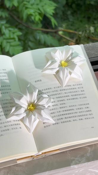 栀子花开季 金榜题名时 祝你祝我 #折纸 #栀子花 #折纸教程 #毕业季 #简单易学的折纸教程
