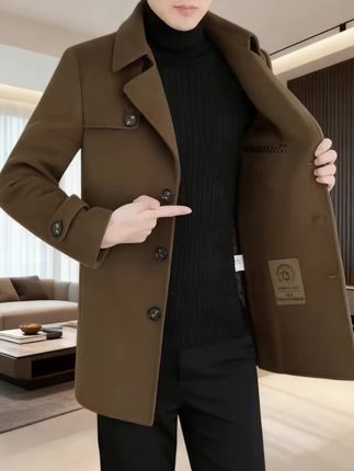 #呢子外套 #羊毛大衣 #风衣穿搭 #风衣外套中长款 #大衣外套