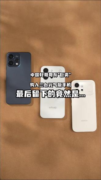 国好哥哥斥“巨资”购入三台元气版手机,最后留下的竟然是...#opporeno15c #荣耀600元气版 #vivos60元气版 #数码