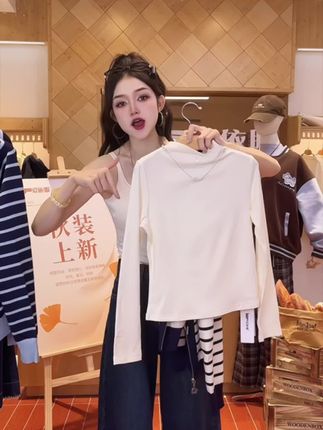 #只做高品质 #百搭上衣 #强烈推荐 #内搭外穿都好看 #打底衣