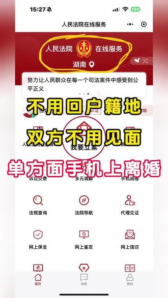 不用回户籍地,不用见面,网上就能操作#网上起诉立案 #快速离婚