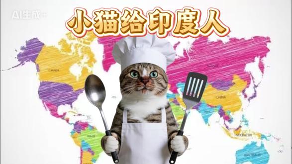 小猫给印度人做手抓饭
#ai猫咪 #动物的迷惑行为 #小猫咪能有什么坏心眼