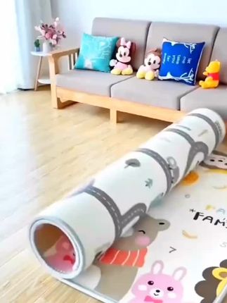宝宝爬行垫加厚婴儿客厅家用儿童爬爬垫整张拼接可折叠泡沫地垫子