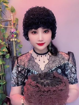 #美出高级感 #这也太好看了 #时尚假发 #增加发量 #头饰搭配 遮白发遮光头的帽子