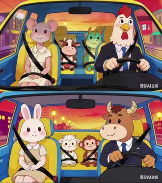 你们家都是什么生肖组合? 一家四口生肖合照视频豆包ai制作教程来了 四口之家生肖开车合照视频ai指令P图教程 一家四口生肖开车合照动态视频ai指令教程 四口之家生肖开车合照动图ai生成口令教程 一家四口属相开车合照视频ai指令制作教程 四口之家属相开车合照视频豆包ai口令P图教程 一家四口属相合照动图豆包ai指令 四口之家属相合照动态视频ai指令 一家四口生肖合照ai生成器 四口之家属相合照视频生成入口#豆包ai#豆包P图已经nextlevel了 #一家四口 #四口之家 #一家四口的日常