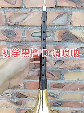 黑檀木唢呐各调有货,初学选 D 调