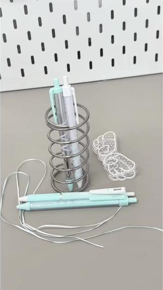 RosyPosy柔设芭蕾绑带中性笔黑笔ins学习必备用品速干顺滑笔文具#中性笔 #中性笔推荐 #黑笔 #文具推荐 #中性笔套装