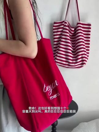 救命!这包好看到想囤十个🎒容量大到尖叫,真的巨巨巨巨巨巨能装#包包推荐 #百搭包包 #平价包包 #包包种草 #帆布包
