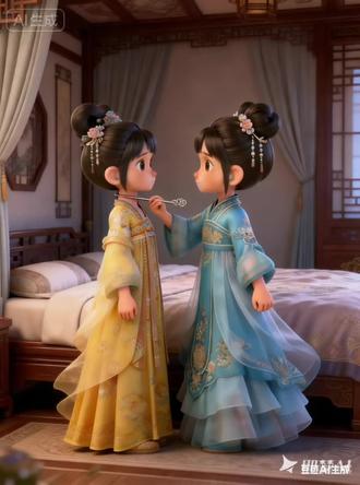 #ai绘画生成虚构演绎仅供欣赏 #原来穿上古装也可以这样美 第一次做这种ai视频☺️☺️☺️